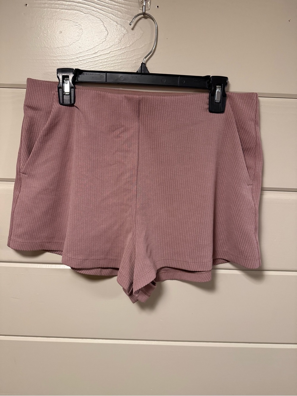 lululemon athletica Ribbed Mauve Pink High-Rise Shorts